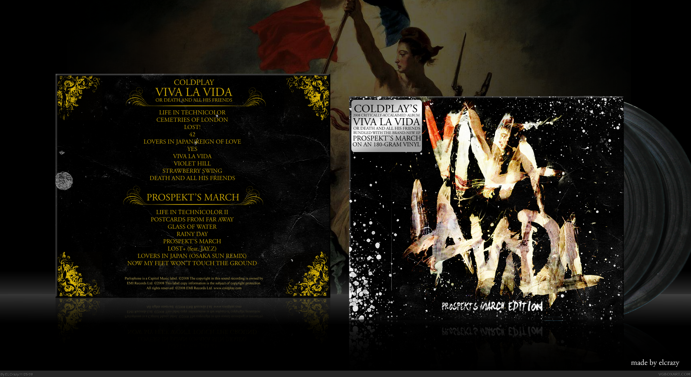 Coldplay: Viva La Vida - Prospekt's March Edition box cover