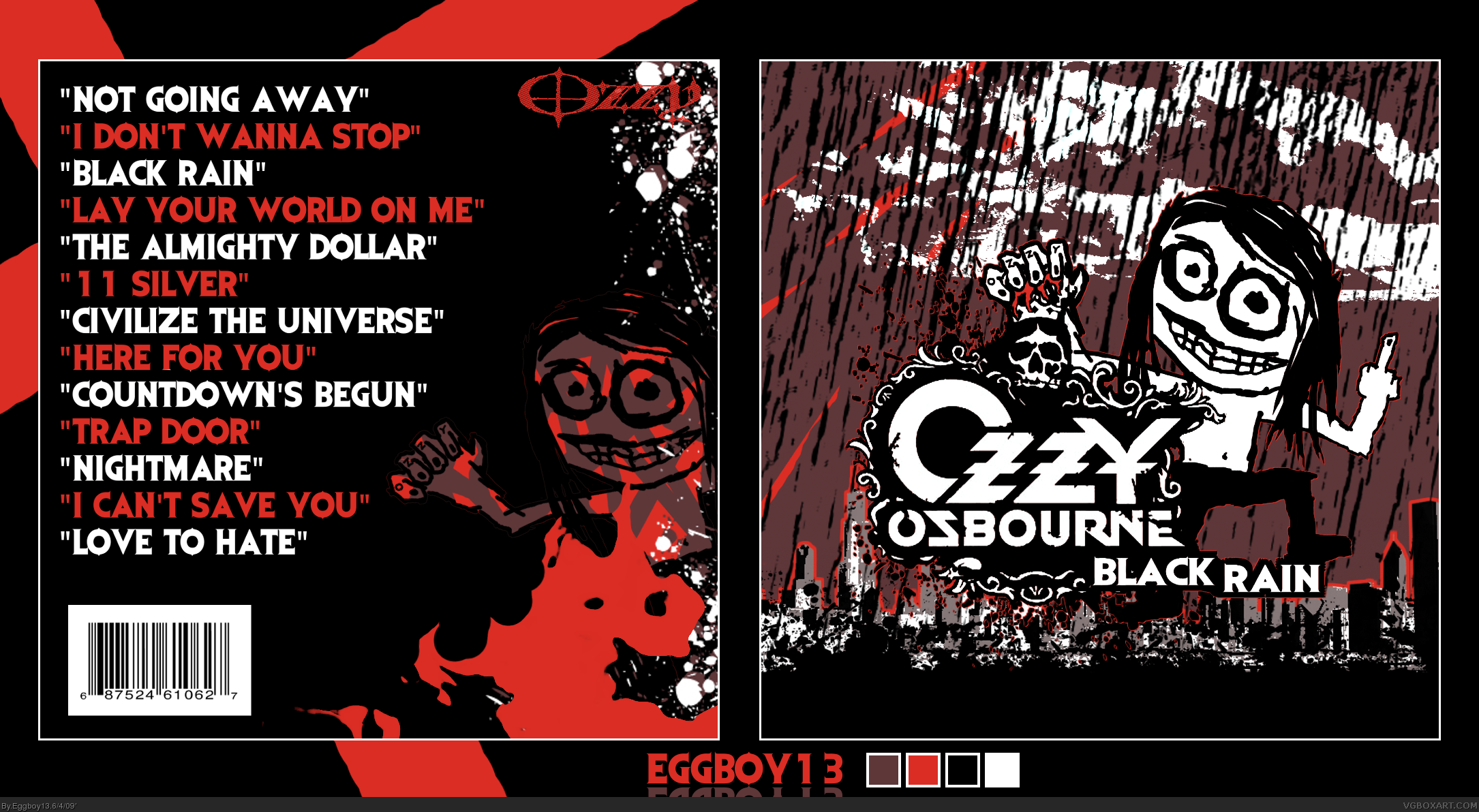 Ozzy Osbourne: Black Rain box cover
