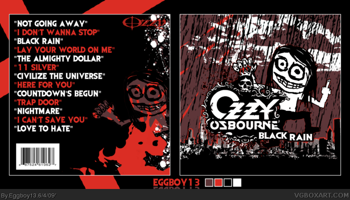 Ozzy Osbourne: Black Rain box art cover