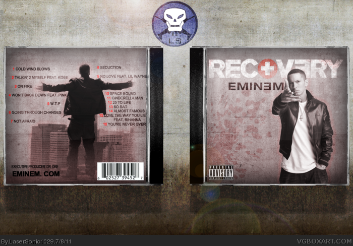 Eminem: Recovery box art cover