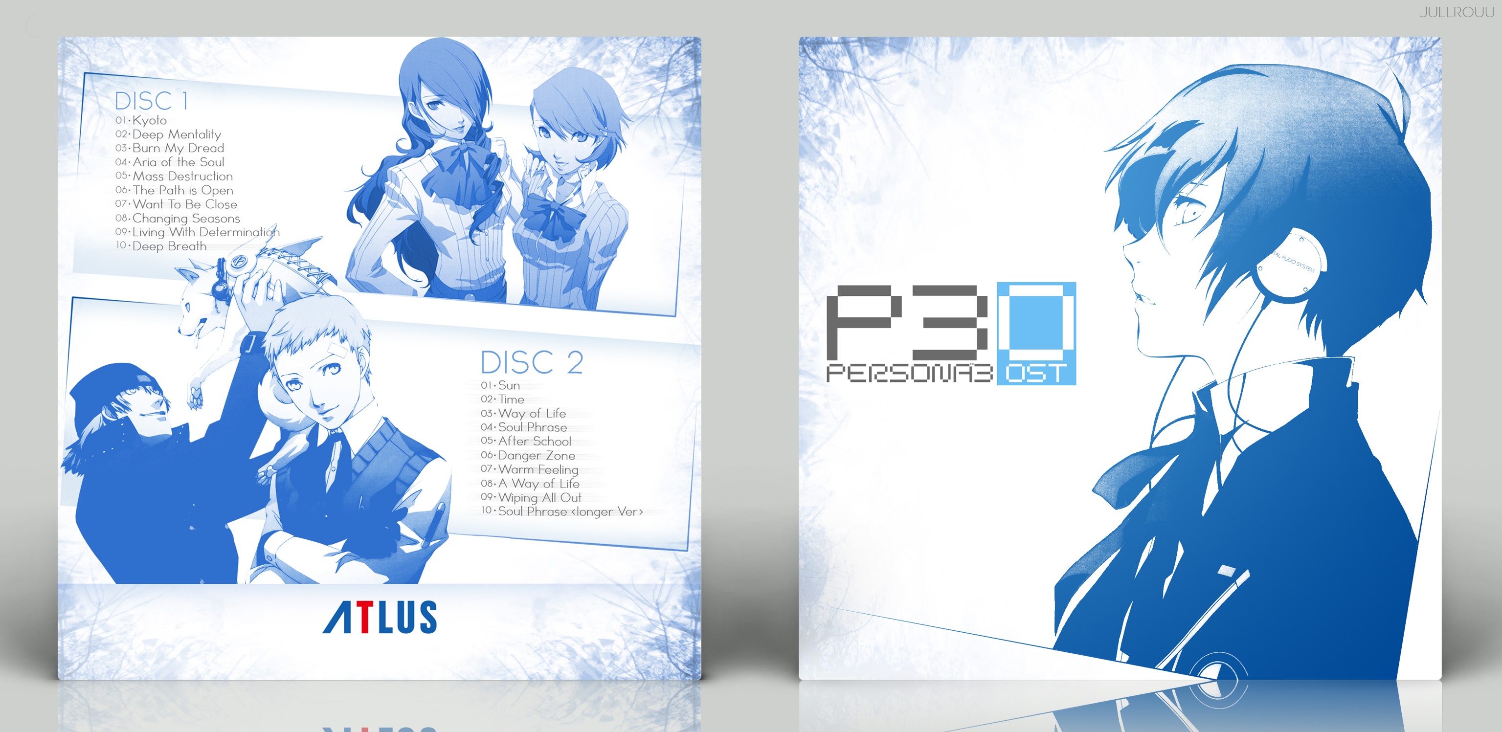 Persona 3 Official Soundtrack Selection box cover