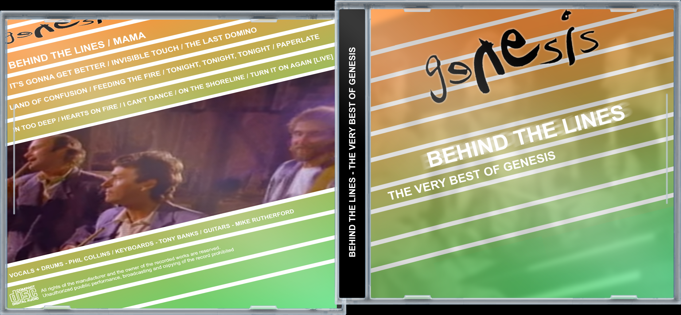 Genesis - Behind the Lines : The Vert Best Of box cover