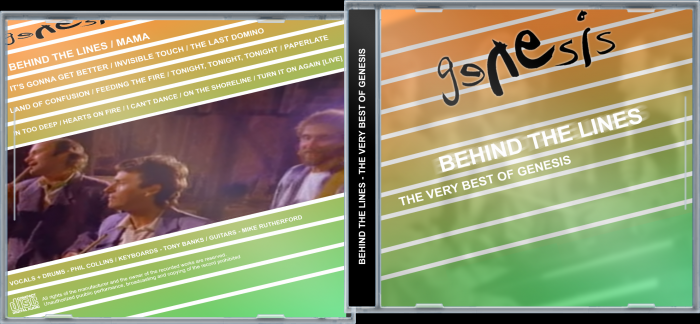 Genesis - Behind the Lines : The Vert Best Of box art cover