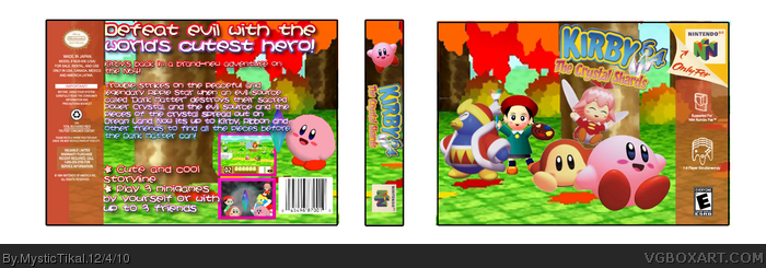 Kirby 64: The Crystal Shards box art cover