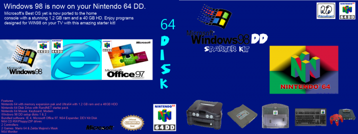 Windows 98 DD box art cover