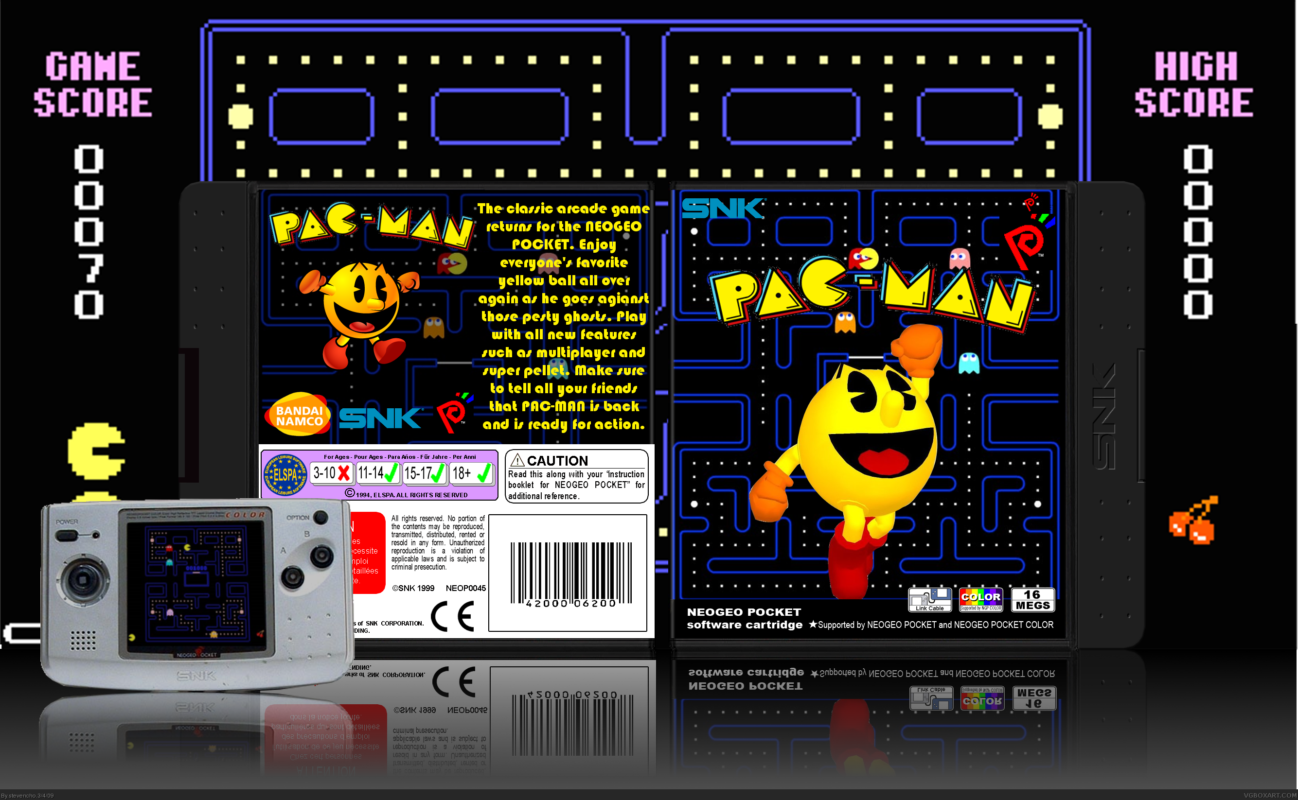 PAC-MAN box cover