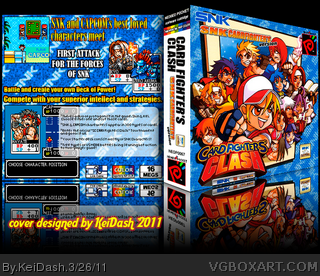 NGPC - SNK vs Capcom - Card Fighters SNK ver box cover