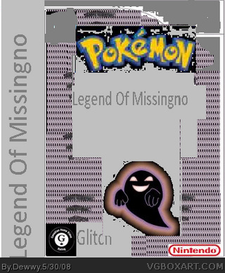 Legend Of  Missingno box cover