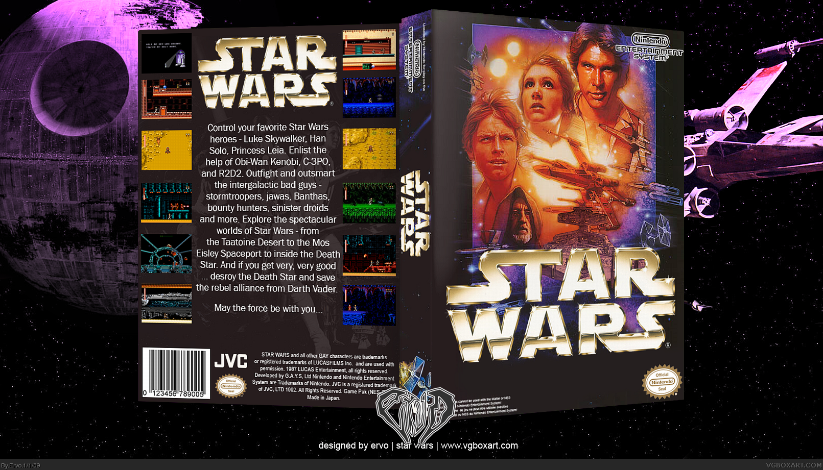 Star Wars box cover