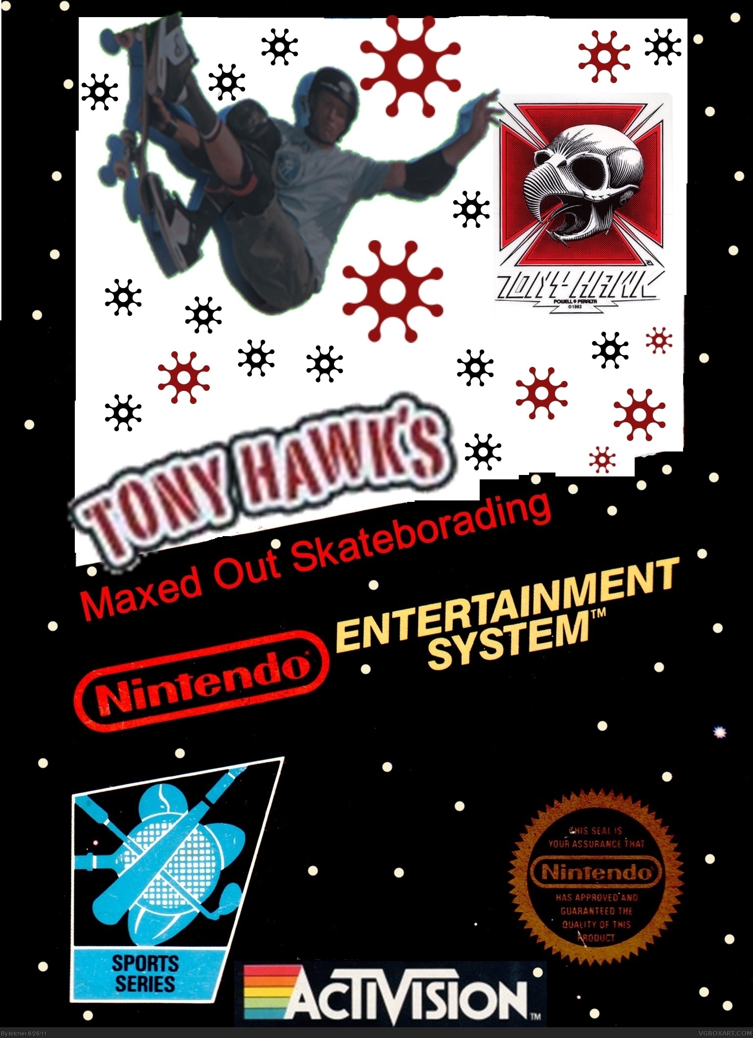 Tony Hawk's Maxed Out Skateborading box cover