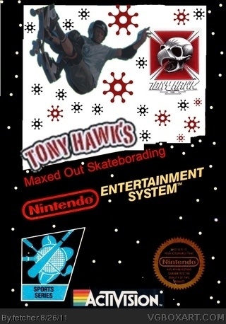 Tony Hawk's Maxed Out Skateborading box art cover