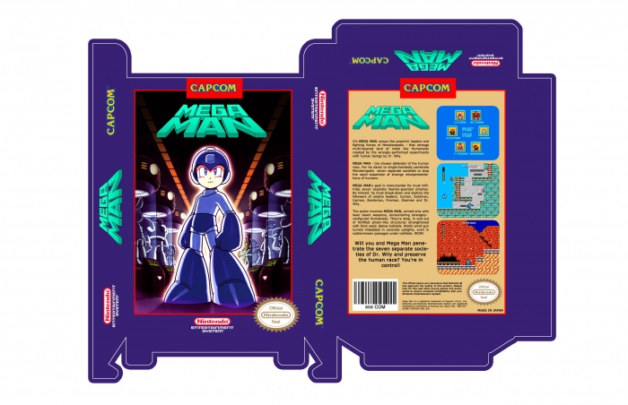 Mega Man box art cover
