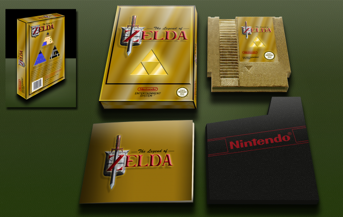 The Legend of Zelda - Golden Triforce box art cover