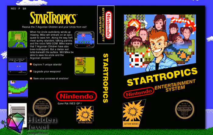 StarTropics box art cover