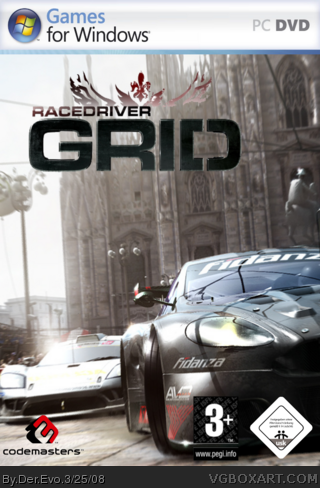 Race Driver Grid box art cover