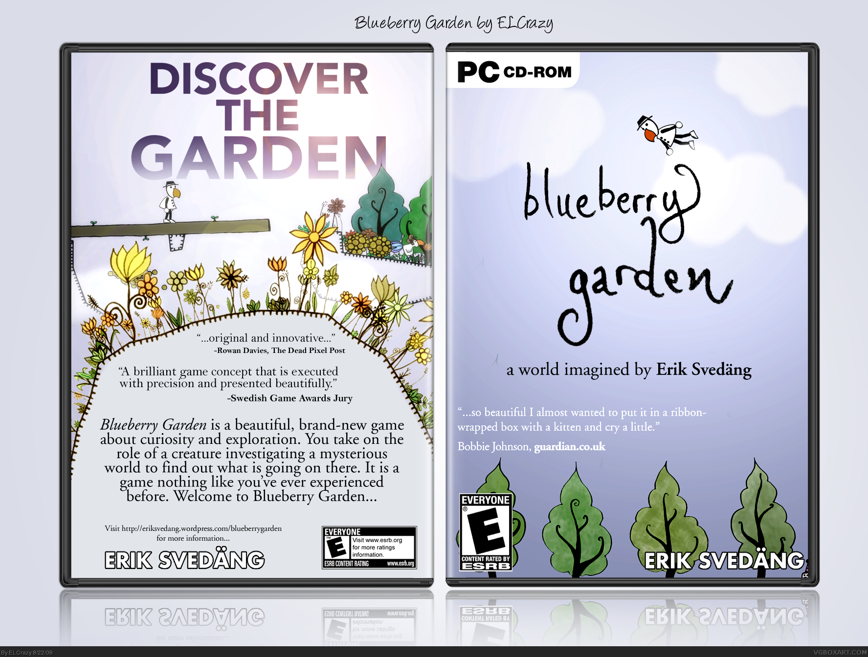Blueberry Garden box cover