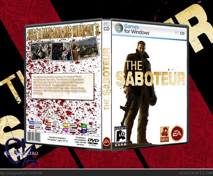 The Saboteur box art cover