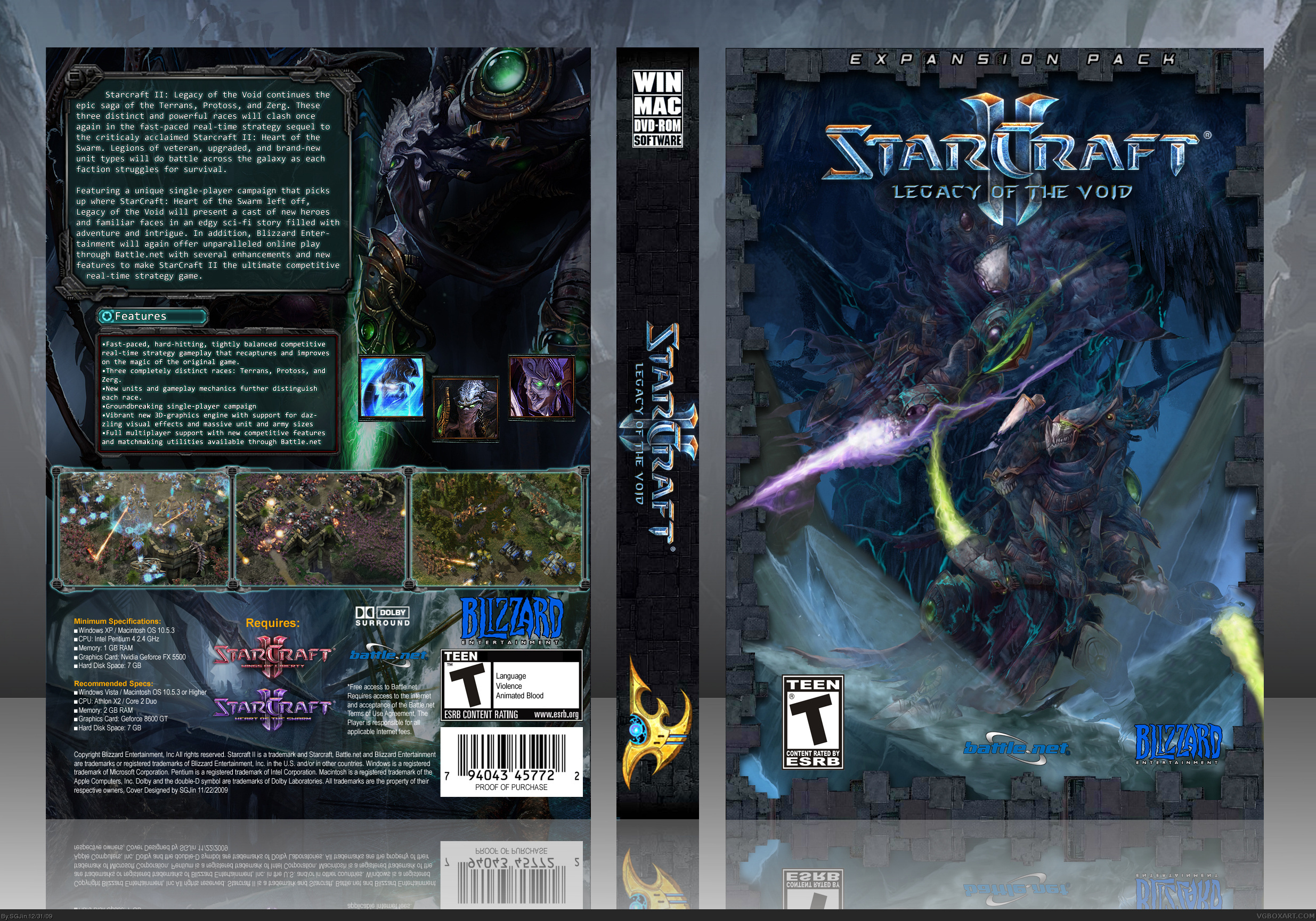 Starcraft II: Legacy of the Void box cover