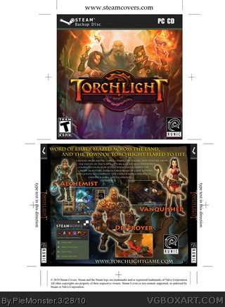 Torchlight box art cover