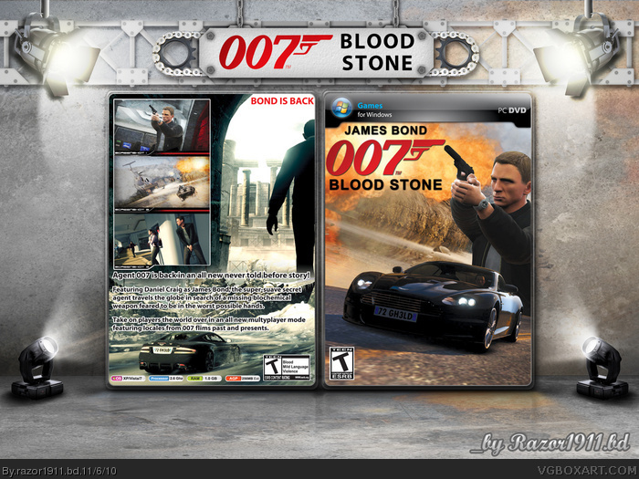 007 Blood Stone box art cover