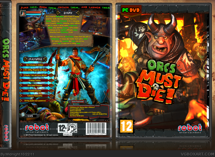 Orcs Must Die! box art cover