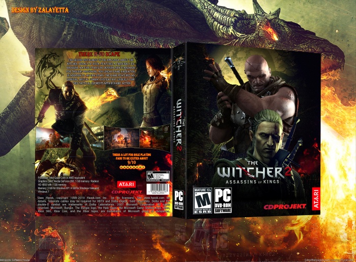 The Witcher 2: Assassins of Kings box art cover