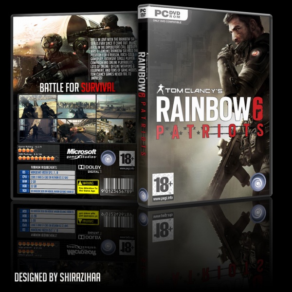Tom Clancy's Rainbow Six: Patriots box art cover