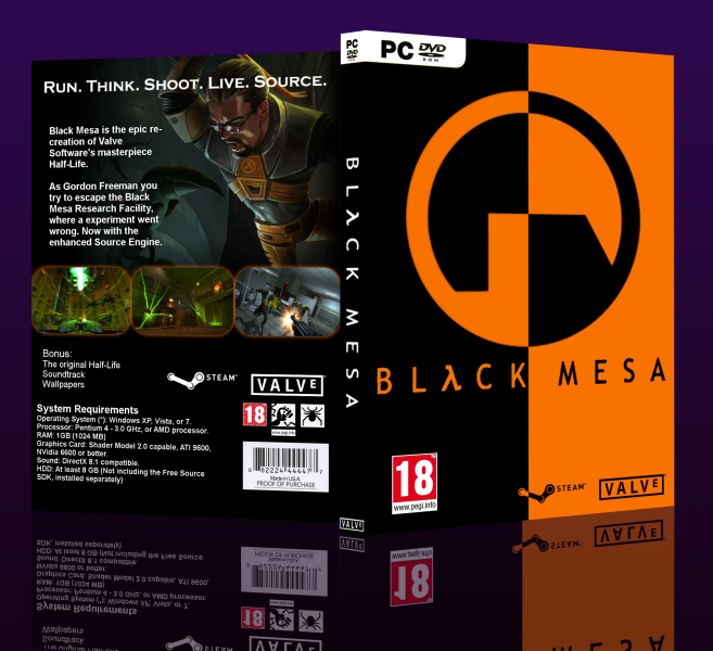 Black Mesa: Source box art cover