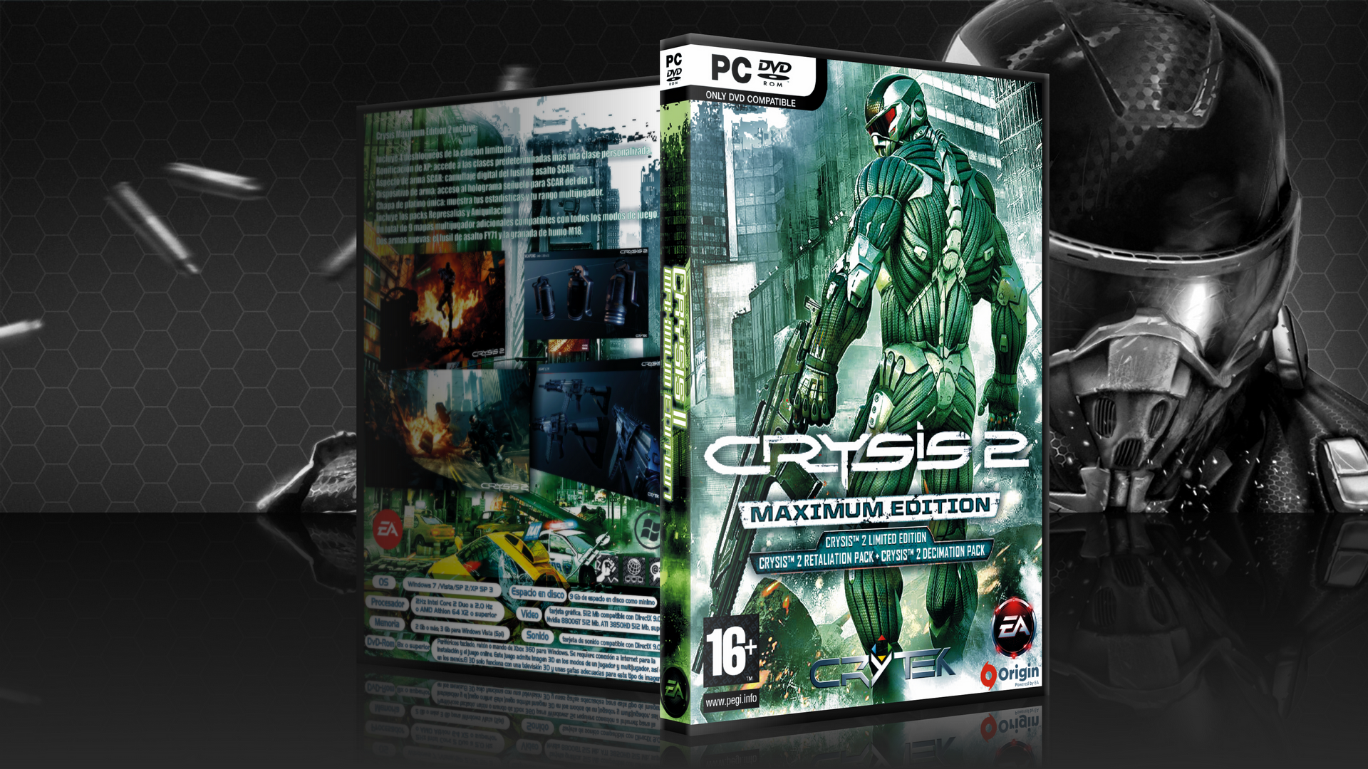 Crysis 2 Maximum Edition Cover Box box cover