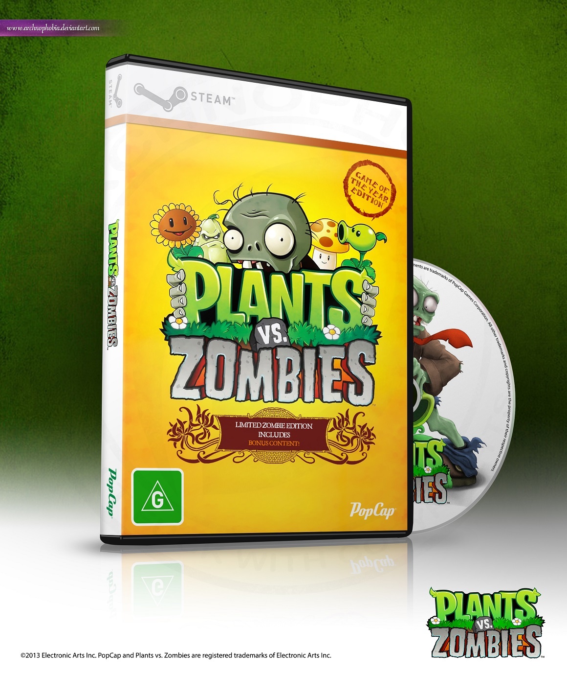 Plants vs Zombies box cover