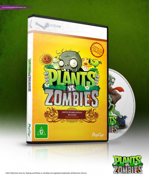Plants vs Zombies box art cover