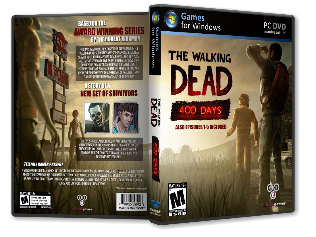 The Walking Dead: 400 Days box cover