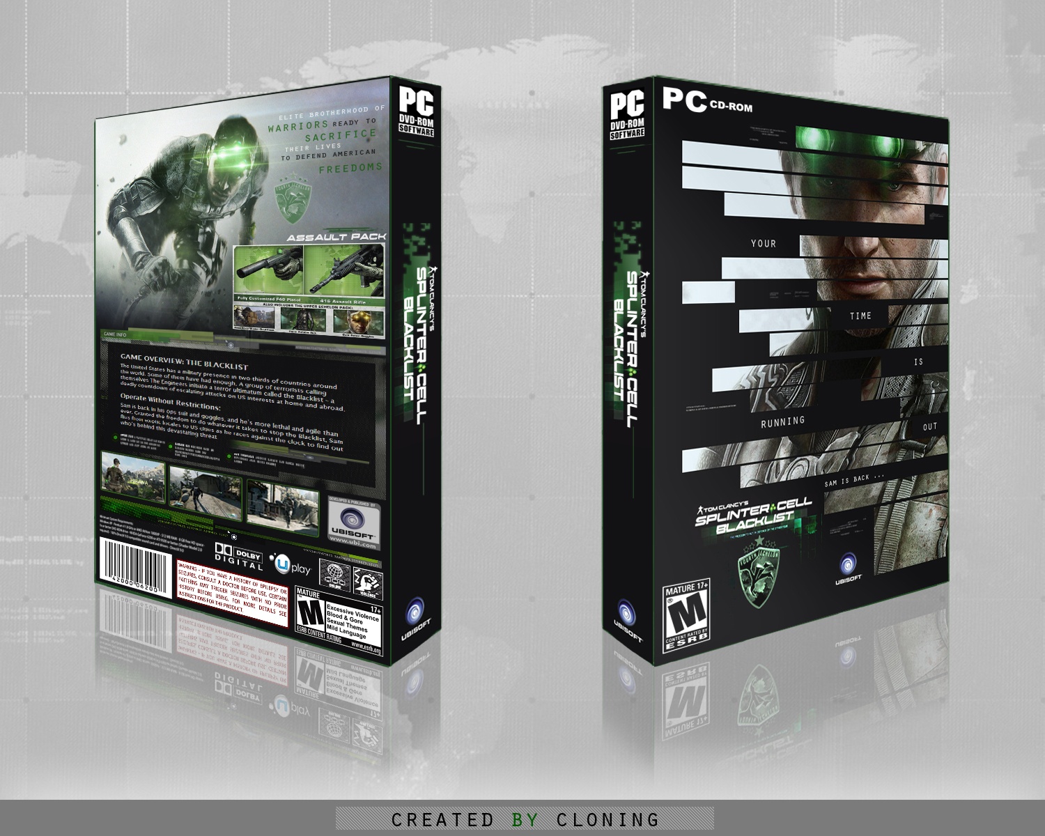 Tom Clancy's Splinter Cell: Blacklist box cover