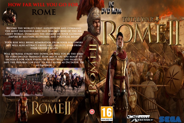 Total War Rome II box art cover