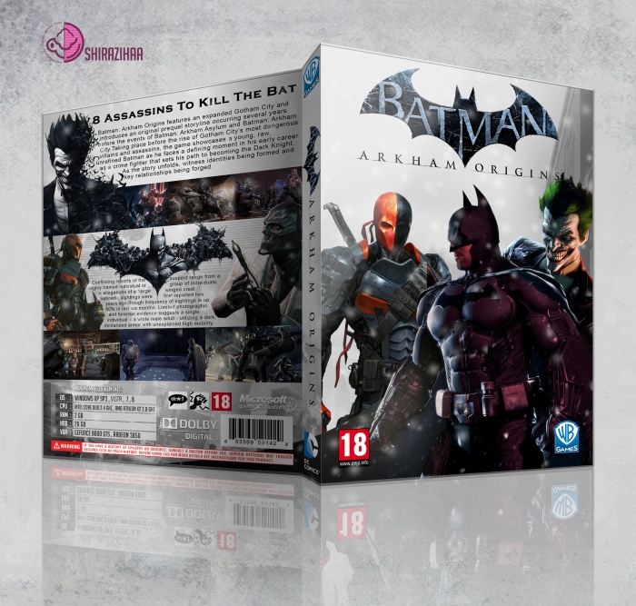 Batman Arkham Origins box art cover