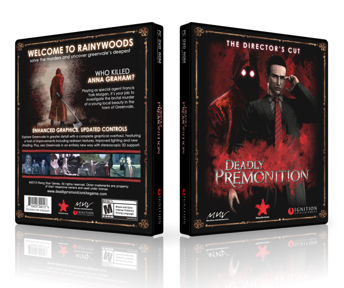Deadly Premonition: The Directors Cut box art cover