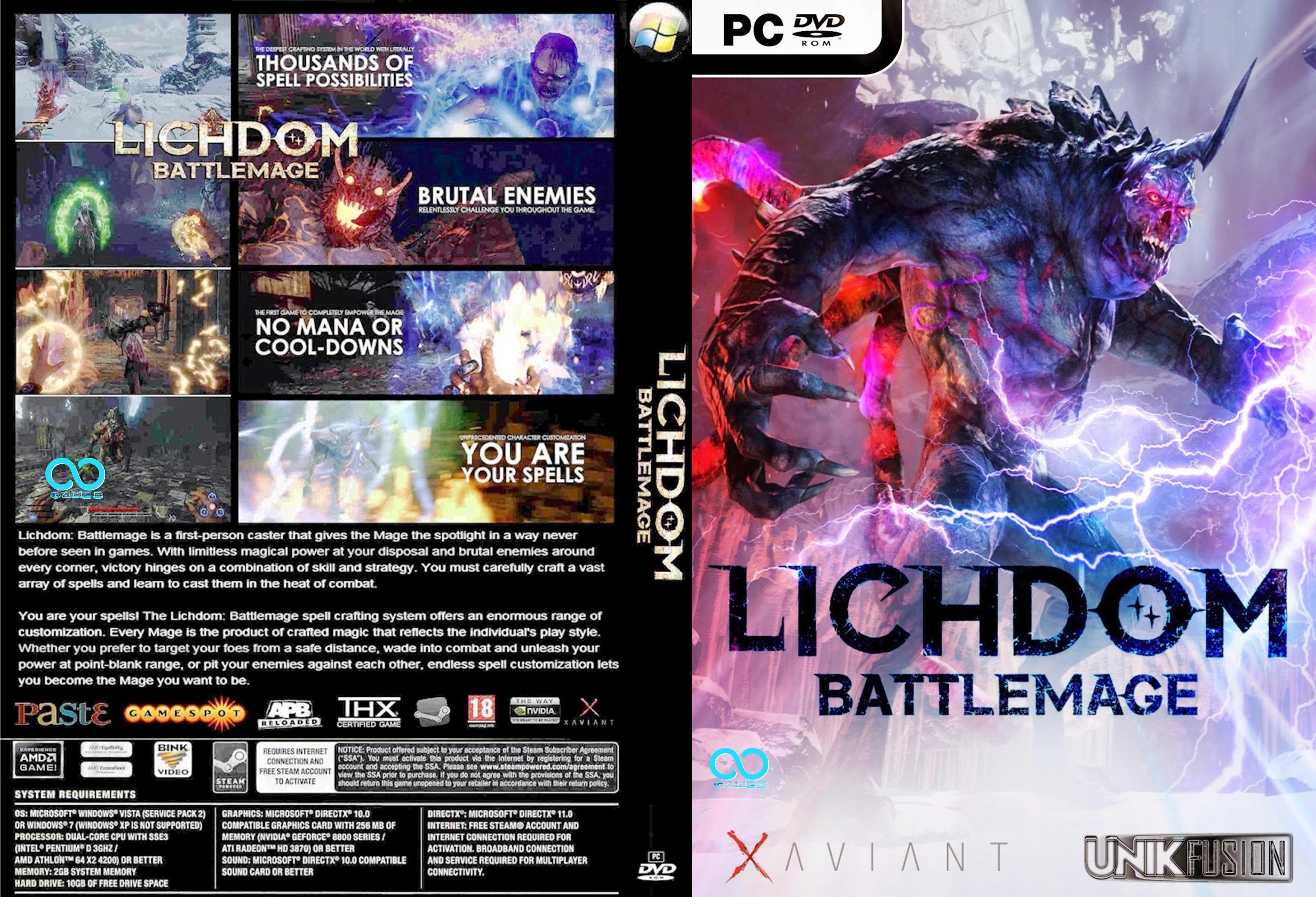 Lichdom: Battlemage box cover