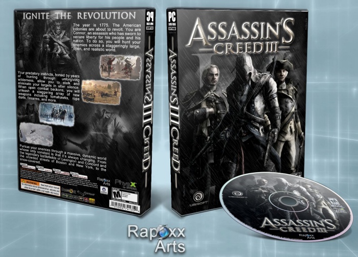 Assassins Creed III - LIMITED EDITION box art cover