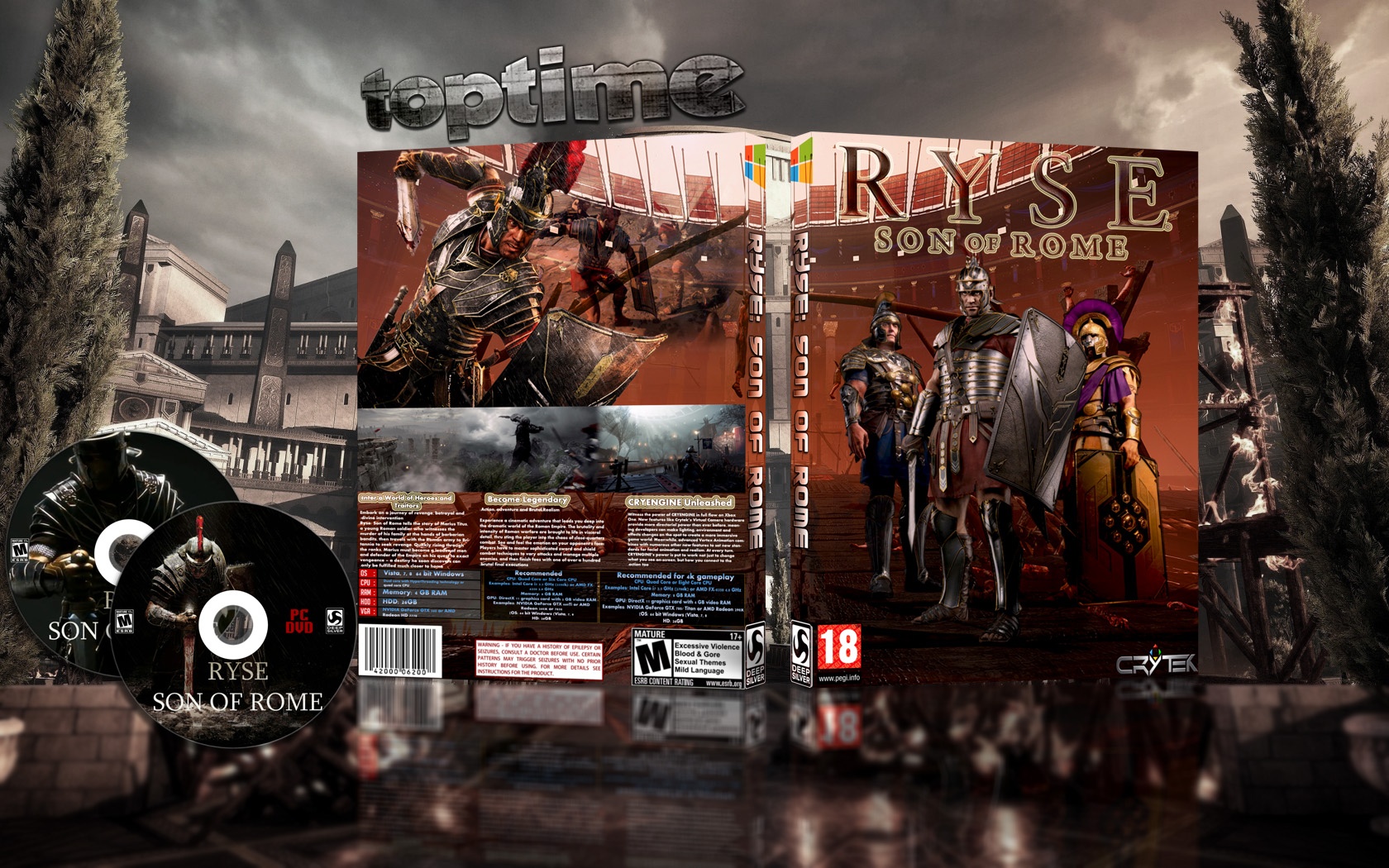Ryse Son Of Rome box cover