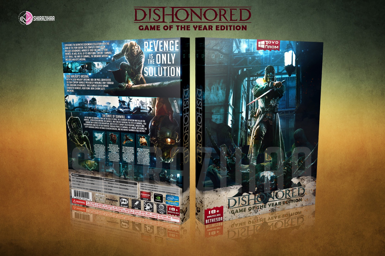 Dishonored: Game Of The Year Edition box cover