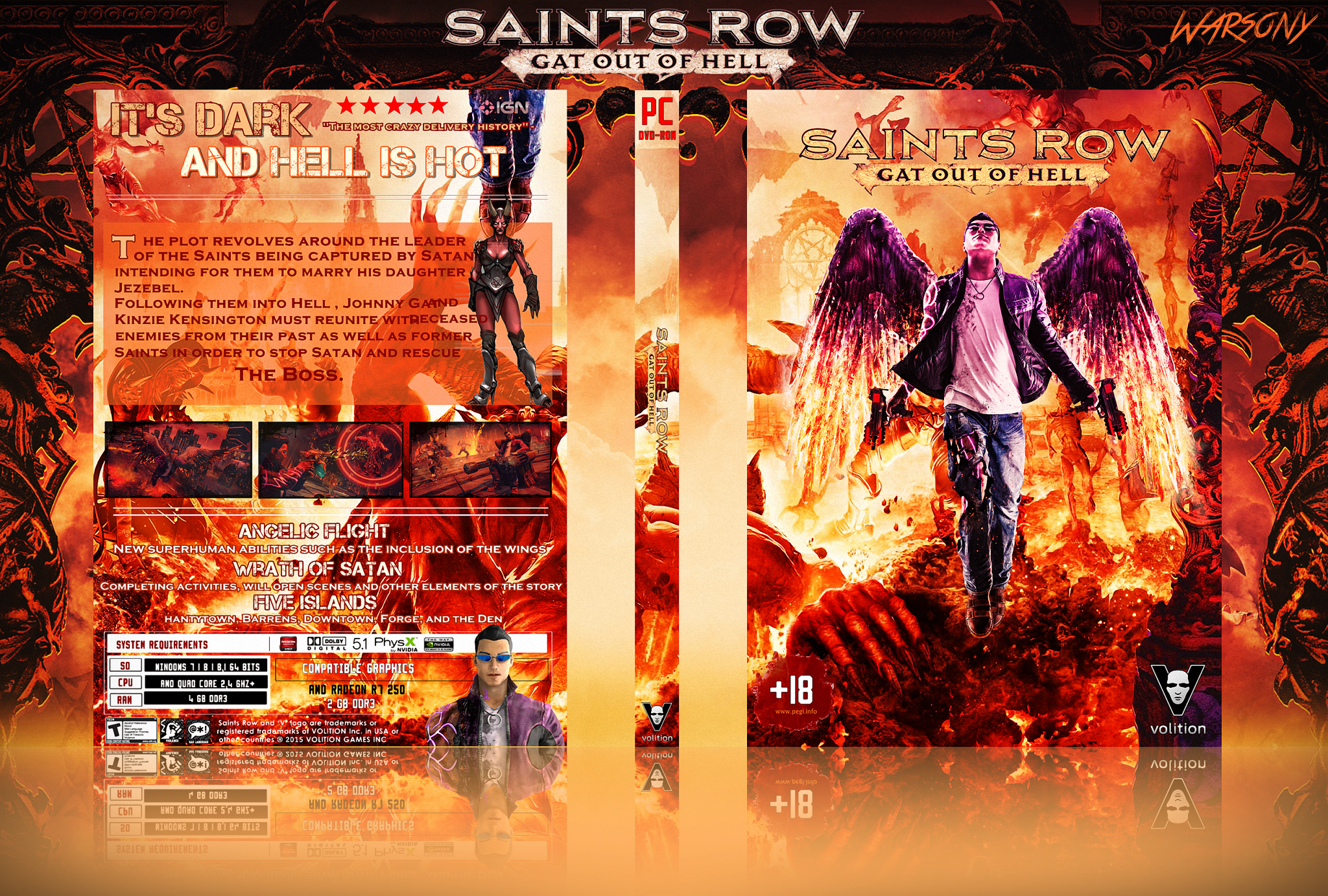 Saints Row: Gat Out Of Hell box cover