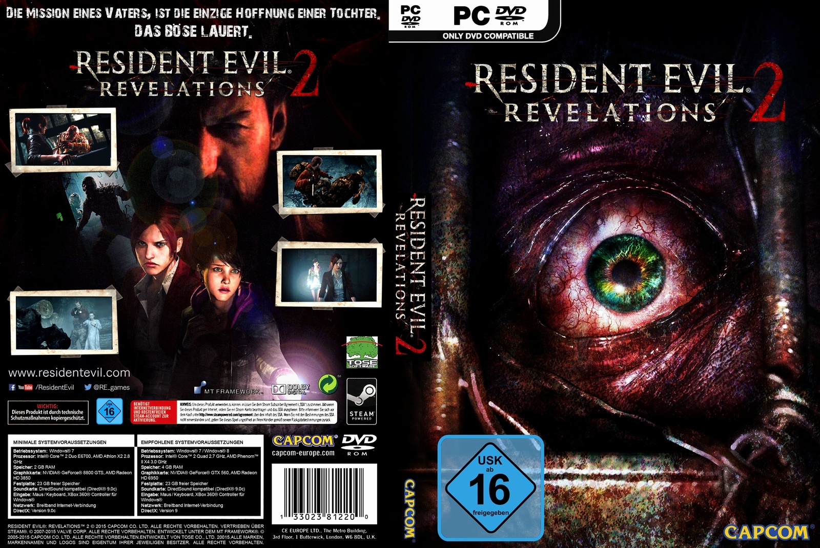 RESIDENT EVIL REVELATIONS 2 box cover