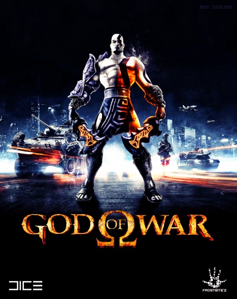 God of War battlefield 3 box art cover