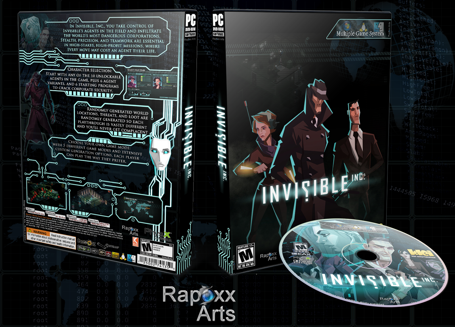 Invisible Inc. box cover