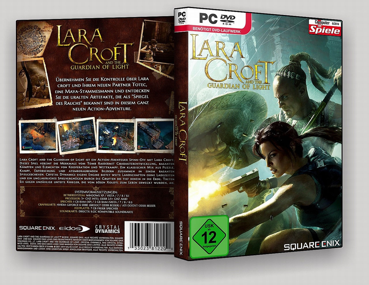 Lara Croft & The Guardian Of Light box cover