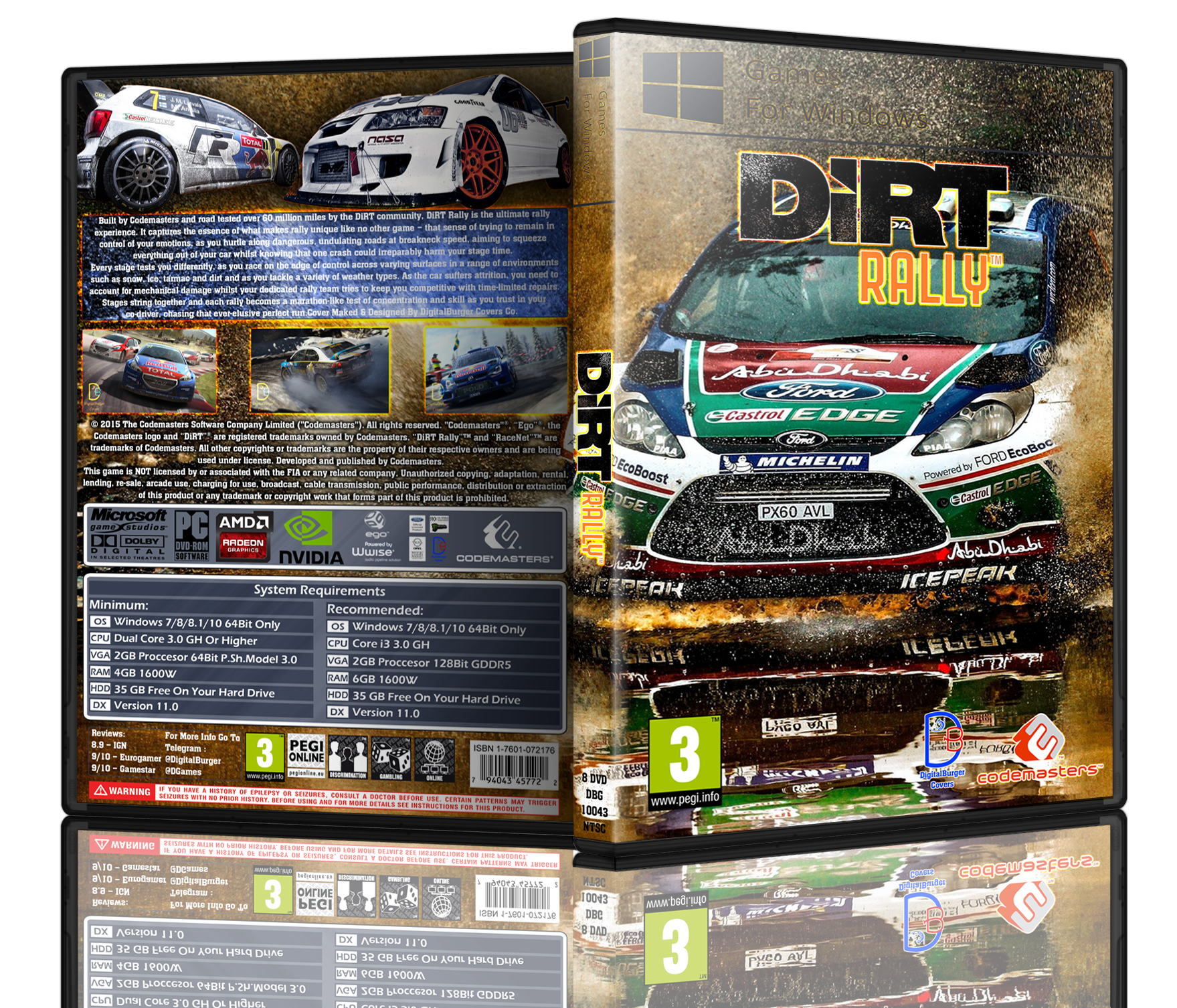 Dirt Rally box cover