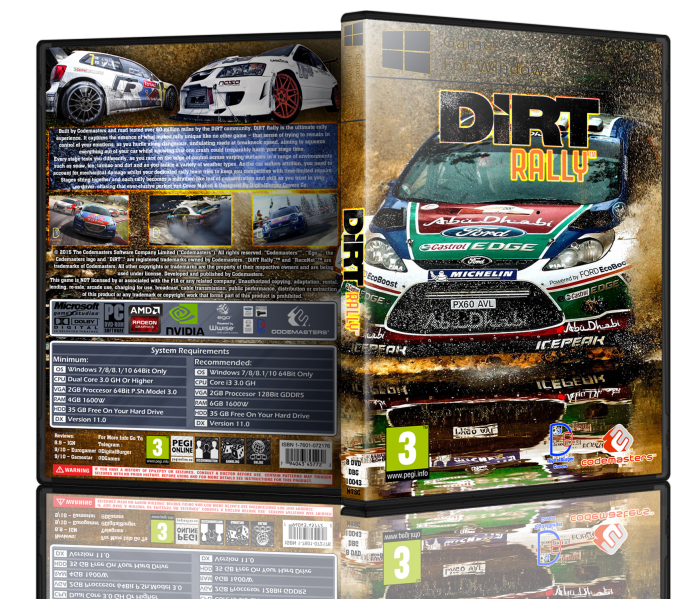 Dirt Rally box art cover
