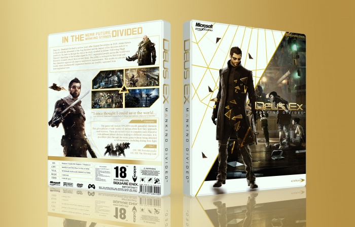 Deus Ex: Mankind Divided box art cover