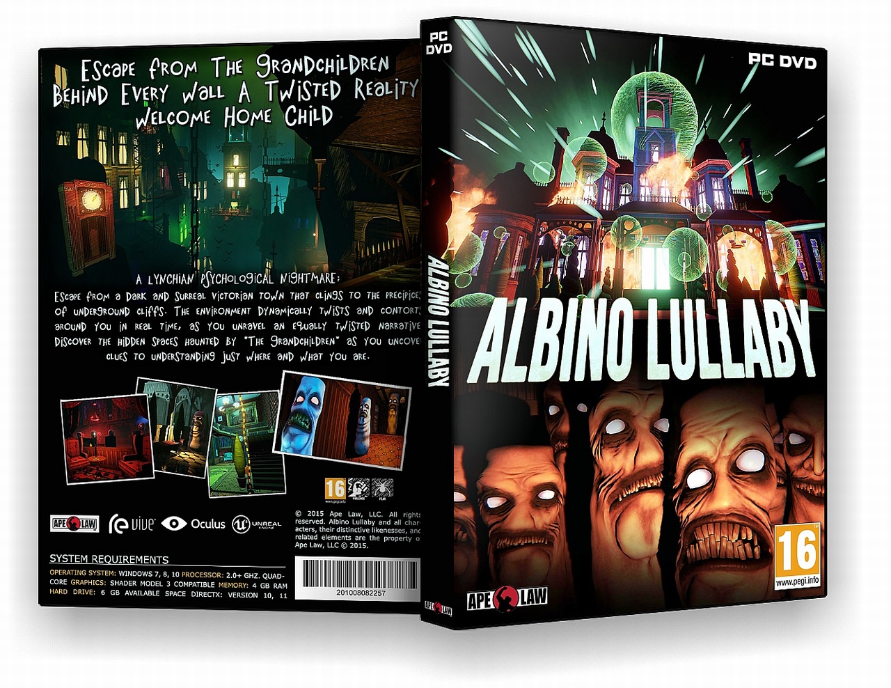 Albino Lullaby box cover