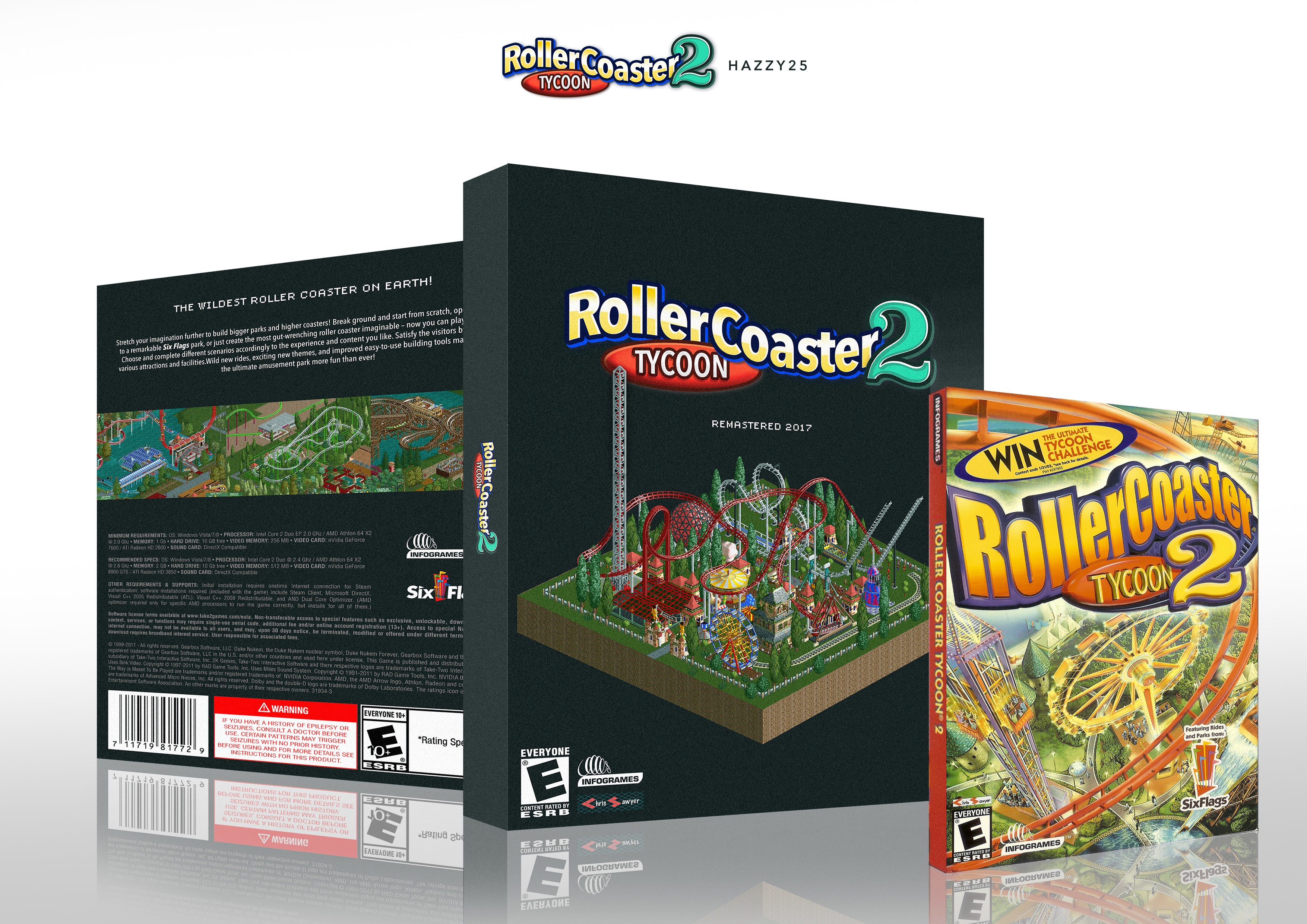 Roller Coaster Tycoon 2 – Remastered box cover